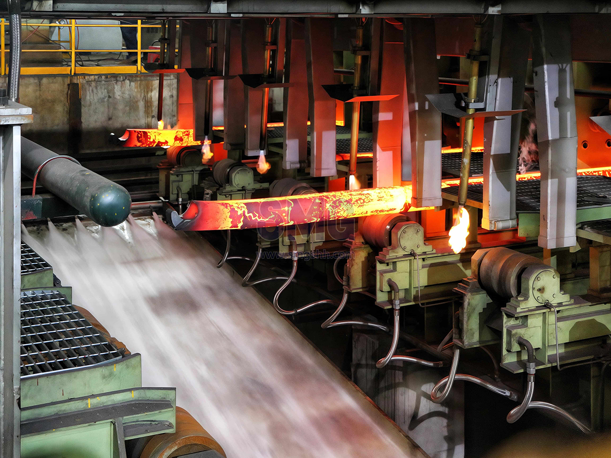 Round billet continuous caster