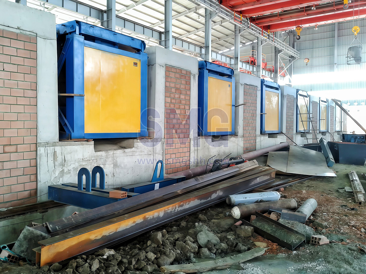 Algeria 100,000TPY Medium Frequency Induction Furnace Project