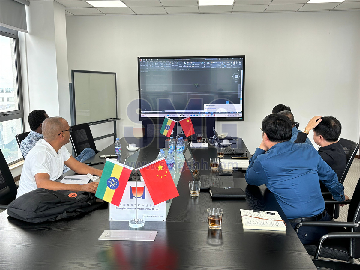 A Group of Ethiopian Customers Visited SMG Group to Discuss Iron ＆ Steel Project